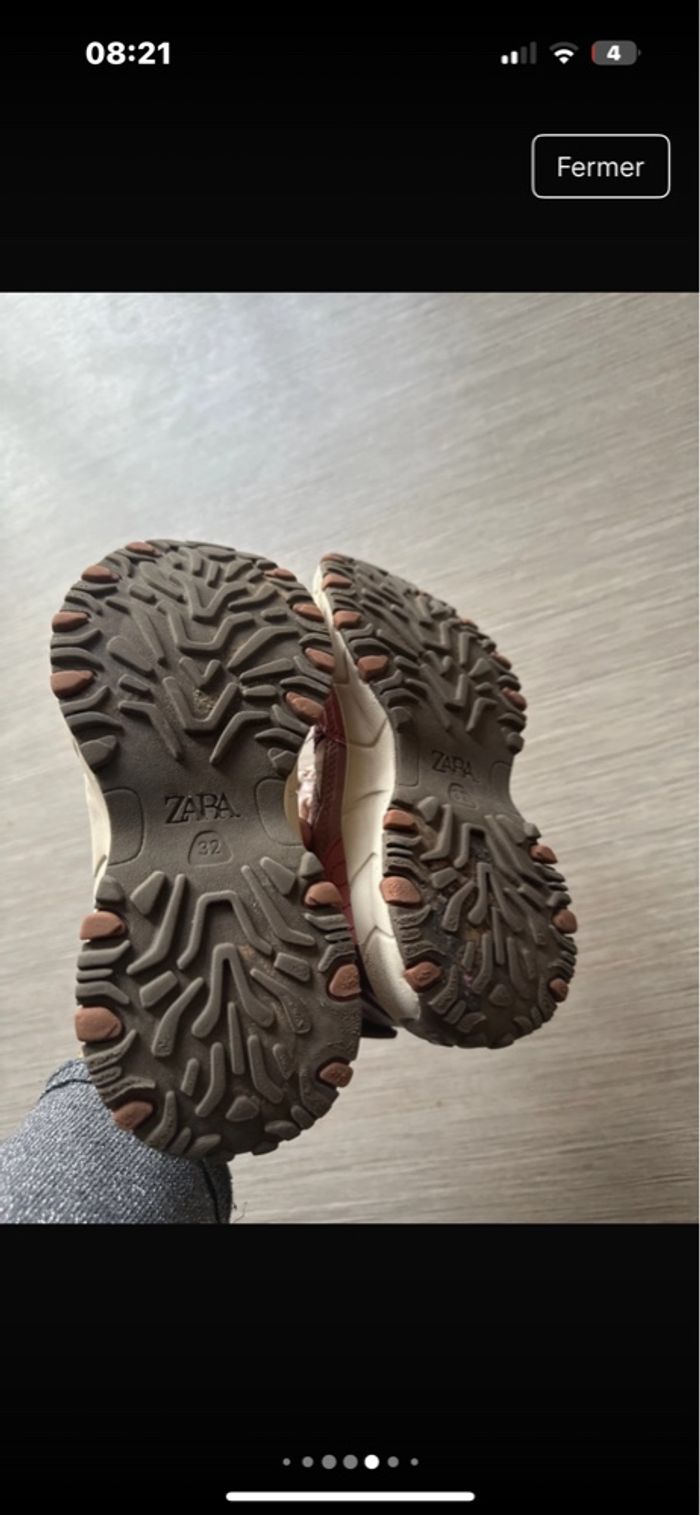 Basket Zara taille 32 très bon état - photo numéro 3