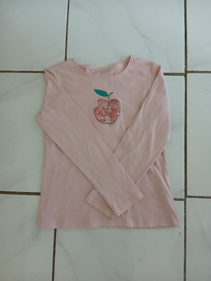 Pull fin en coton fille taille 8 ans marque inextenso tres bonne etat - photo numéro 4