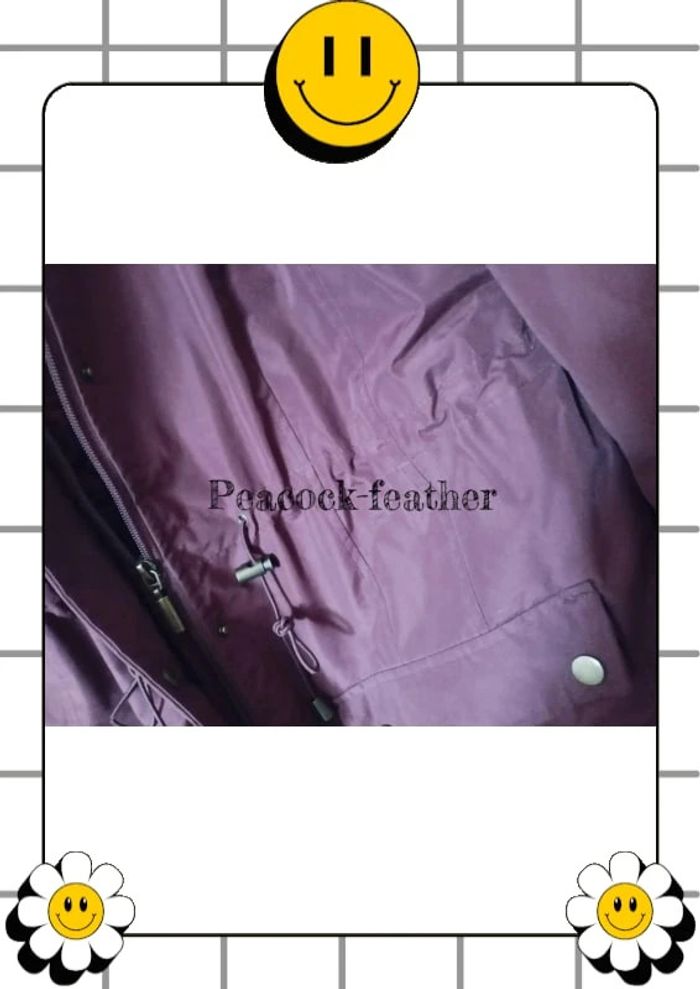 Manteau Parka bordeaux 40/42 atlas - photo numéro 4
