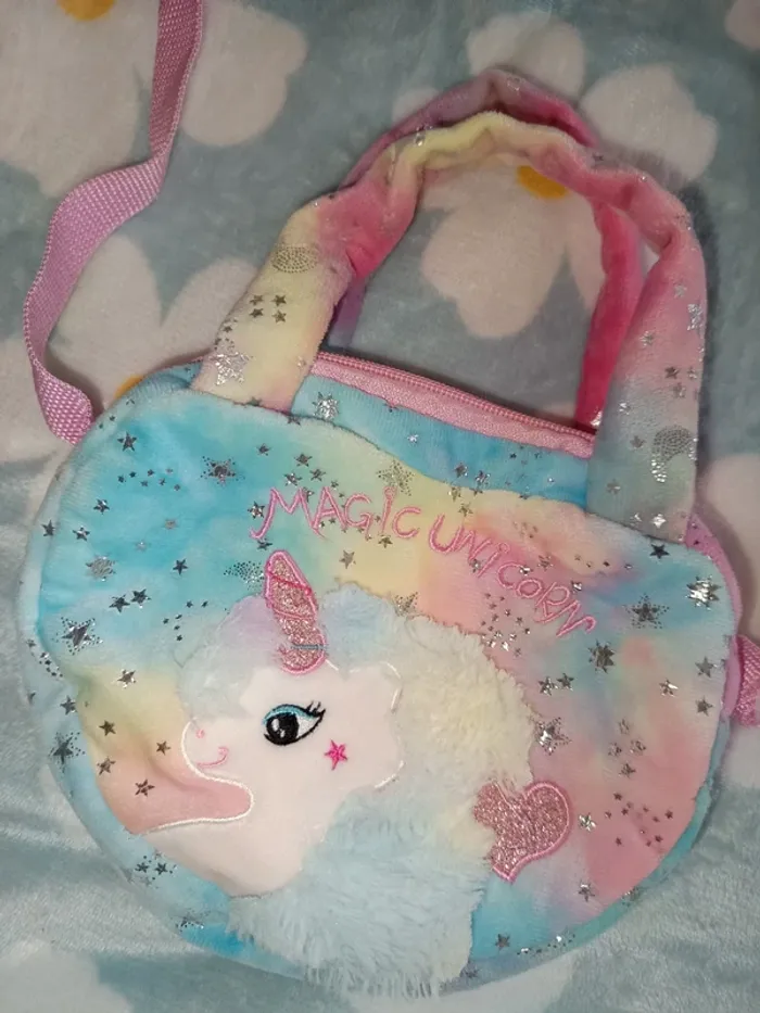 Petit sac à mains licorne - photo numéro 2