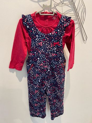 Salopette sergent major neuf liberty 24 mois