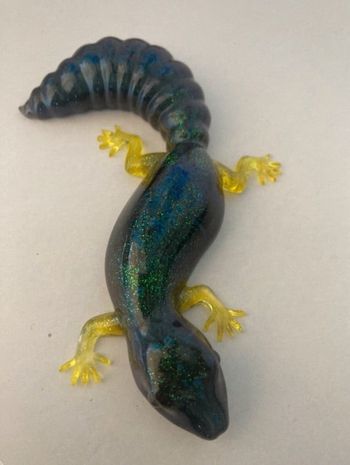 Lézard Geko résine