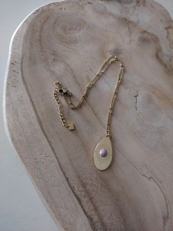 Collier Bohm rhodonite