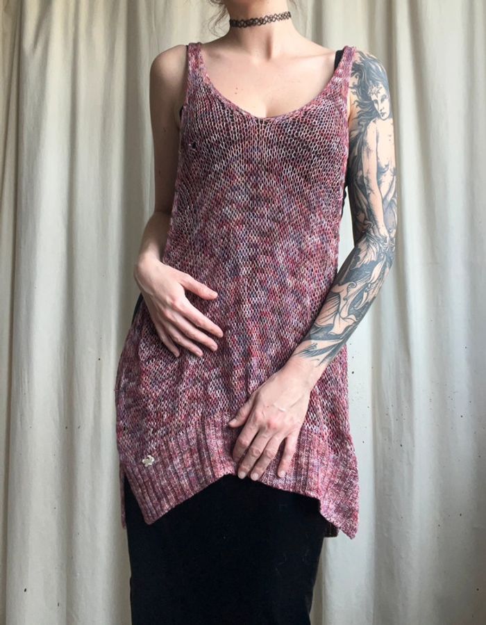 Top maille oversized Cop Copine vintage made in Portugal 🇵🇹 y2k - Taille M - photo numéro 5