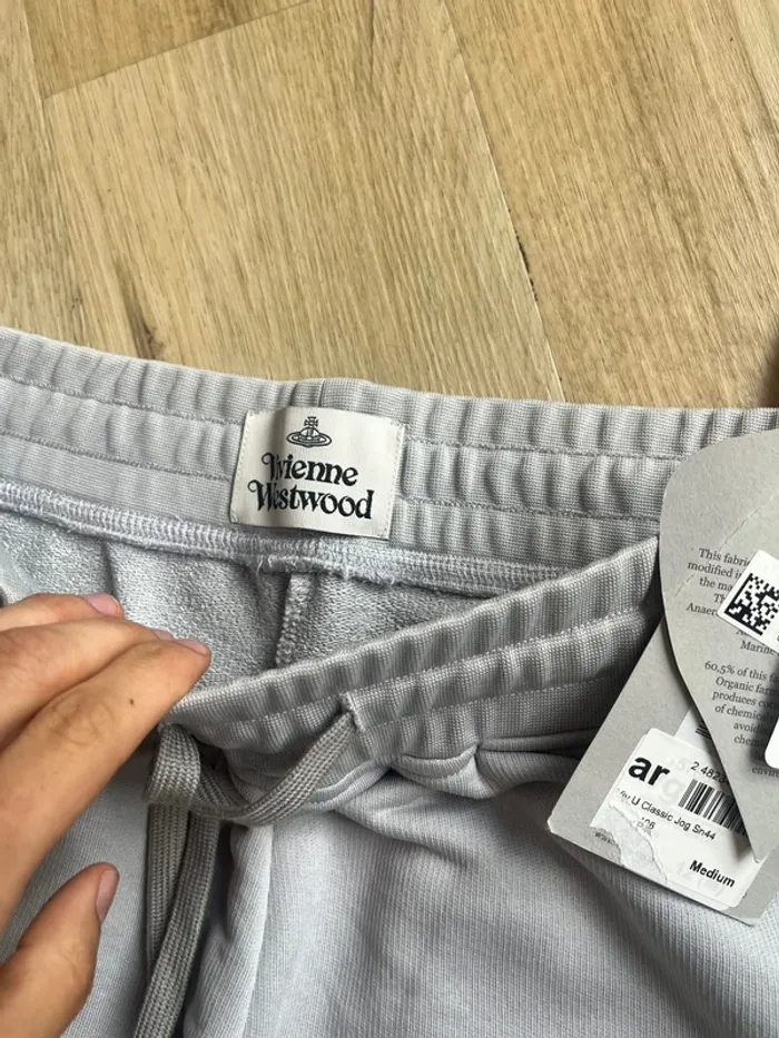 Jogging Vivienne Westwood Classic Gris Blanc Taille M - photo numéro 3