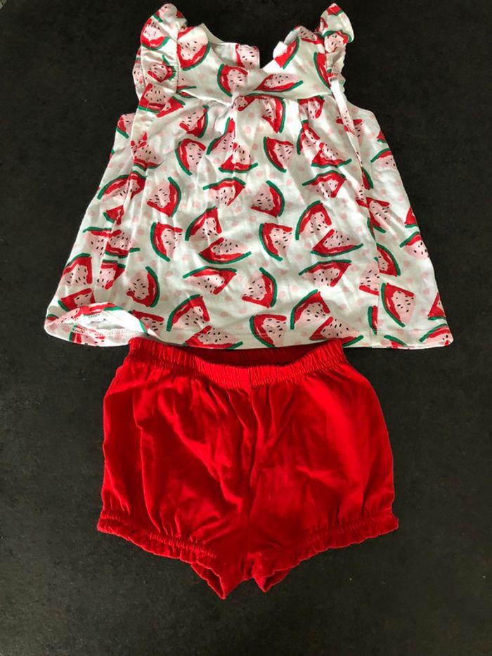 Ensemble 18 mois short et t shirt