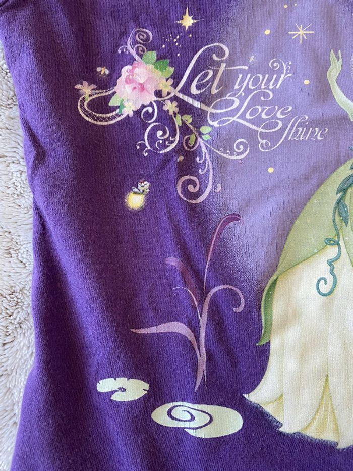 T-shirt Disney 3-4 ans La princesse et la grenouille - photo numéro 5