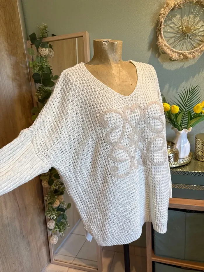 Très joli pull maille femme - photo numéro 2