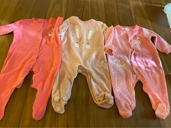Lot de 3 pyjama dors bien rose fille 3-6 mois C&A
