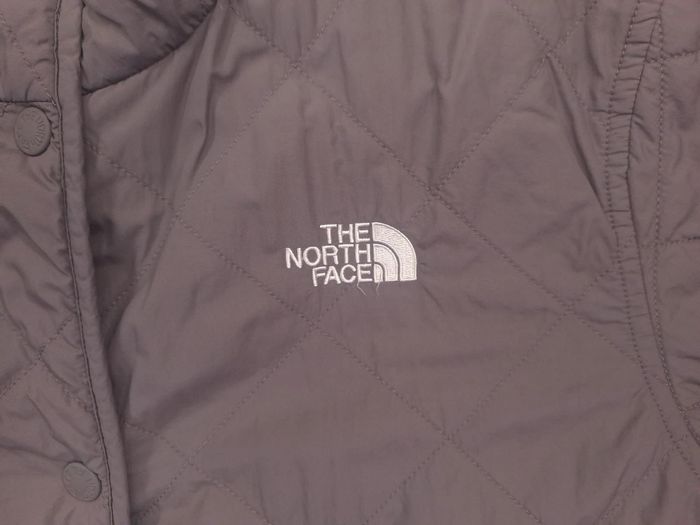 Veste a bouton the north face femme - marron - taille M - brodé (70) - photo numéro 3