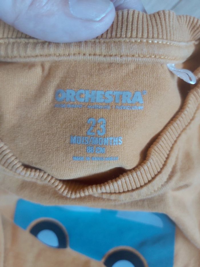 Tee-shirt manches longues garçon Orchestra 24 mois (78) - photo numéro 2