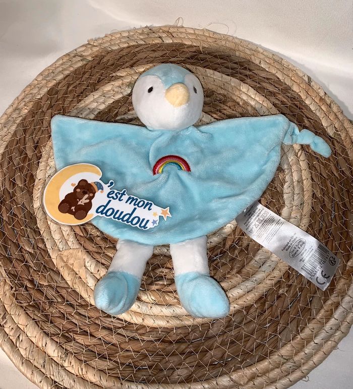 TK11 doudou pingouin Tom & kiddy