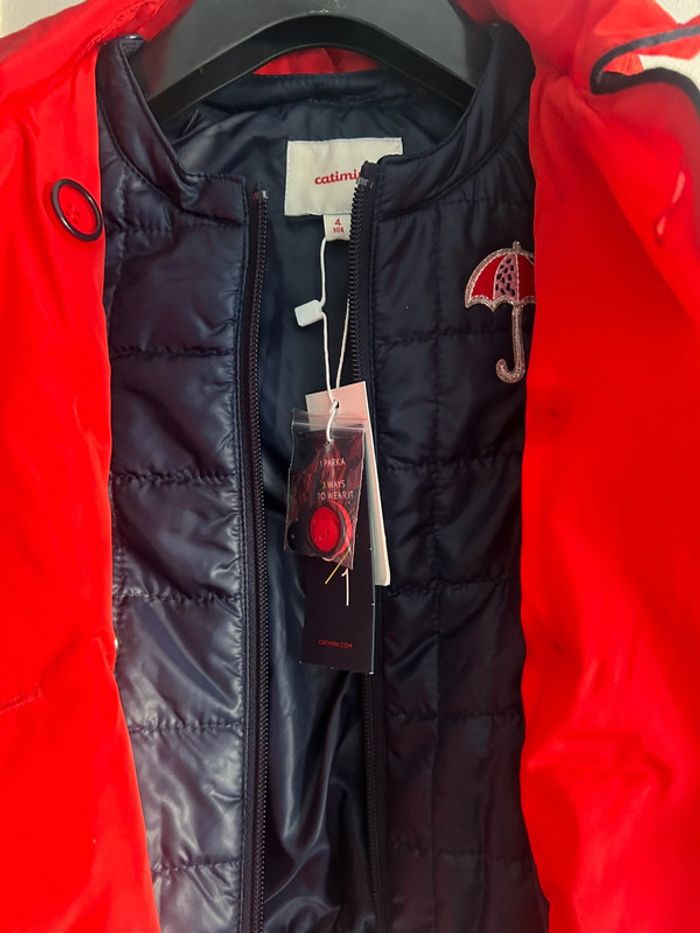 Blouson imperméable rouge Catimini collection Mary Poppins. - photo numéro 4