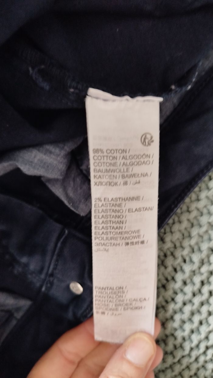 Jean skinny marine Kiabi 38 M - photo numéro 3