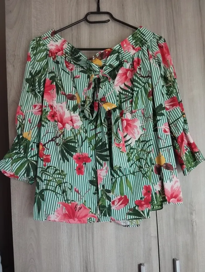 Blouse Mango - taille M 🎀 - photo numéro 2