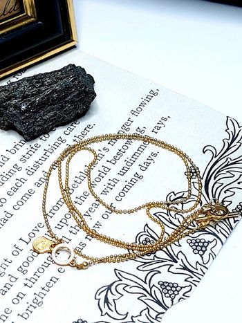 Magnifique chaîne dorée vintage