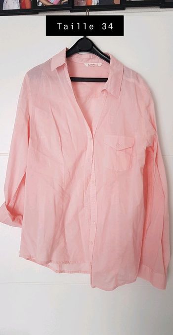 Chemise  manches 3/4 taille 34