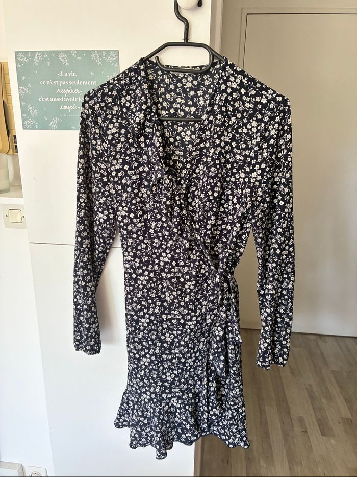 Robe portefeuille only à fleurs - photo numéro 2