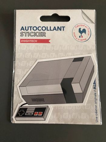 Autocollant console de jeu vintage sticker