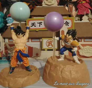 Lot Figurine Dragon Ball Z Vegeta Goku Genkidama Banpresto figure Gokou rare set