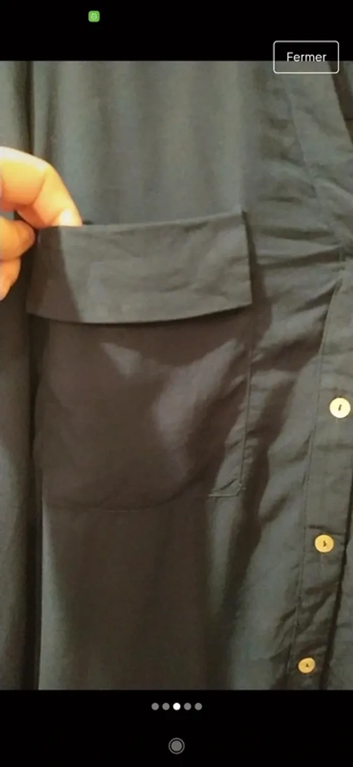 Chemise👔 bleue Marine 40 Easy Wear - photo numéro 3