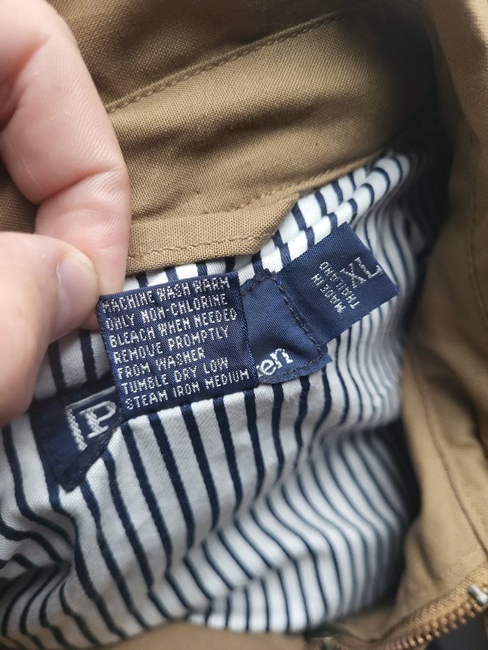 Veste Harrington Polo Ralph Lauren - Beige - Coton Premium - Taille XL - Neuf - photo numéro 9