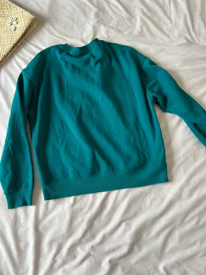 Sweat couleur bleu canard taille L Amisu - photo numéro 2