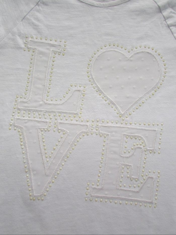 T-shirt Love 12/13 ans - photo numéro 2