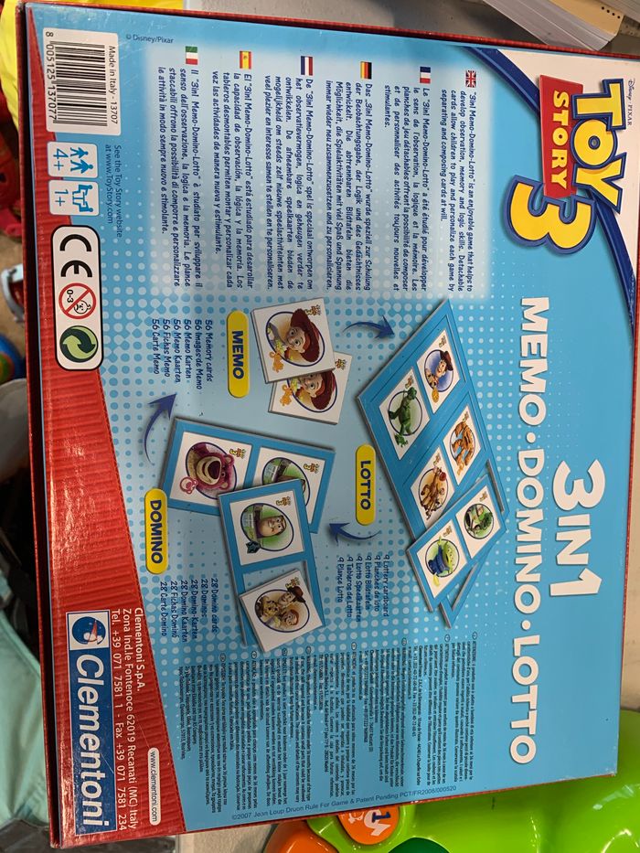 Jeu Toy Story 3 Mémo Domino Lotto - photo numéro 2
