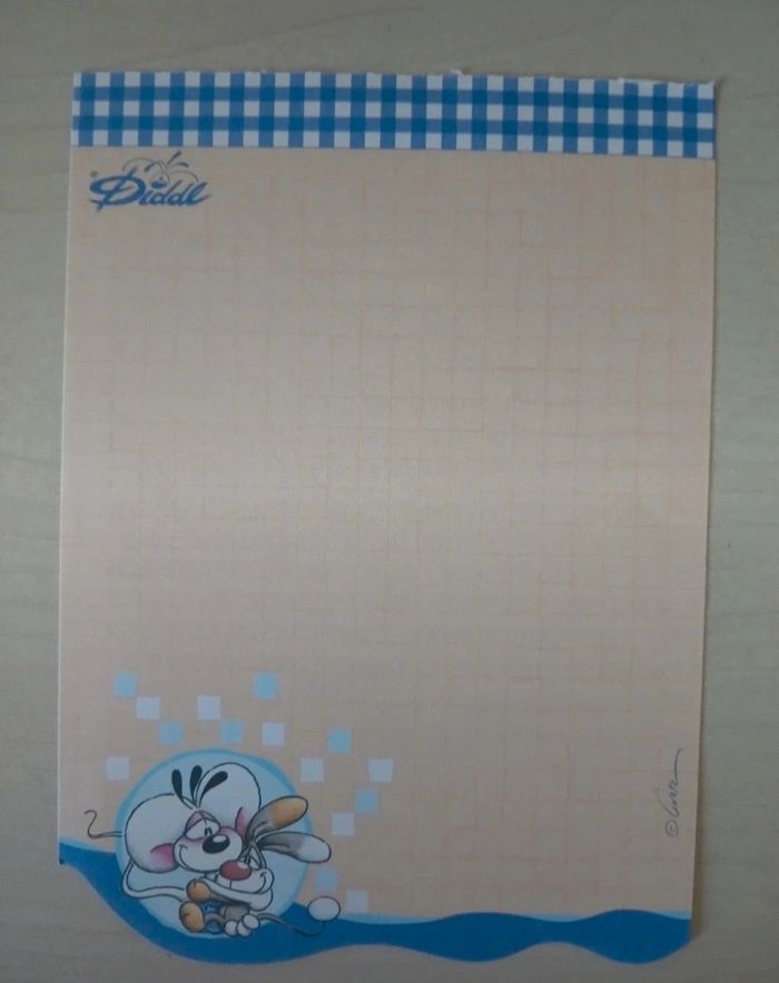 Diddl - Feuille A6 ́neuve - 0,20€