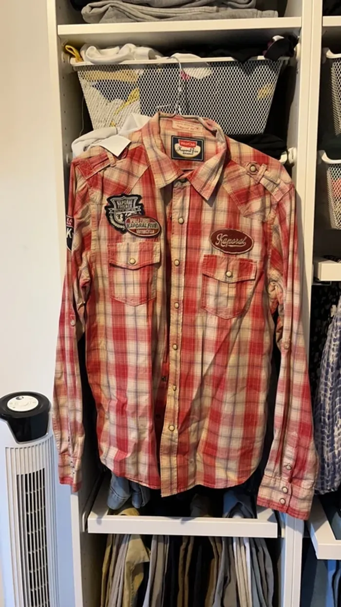 Chemise kaporal à carreaux