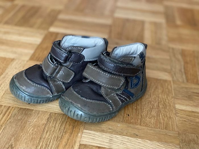 Chaussures 👞 bottines - cuir - Boîte à malices - Taille 20 - BE