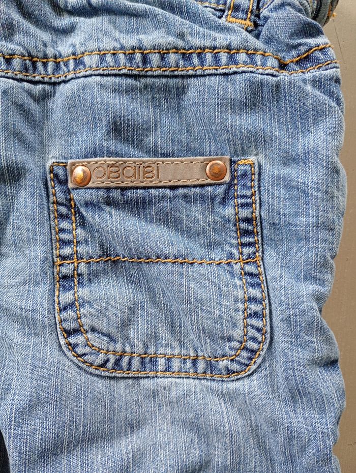 Salopette en jean 74 cm  Obaibi - photo numéro 5