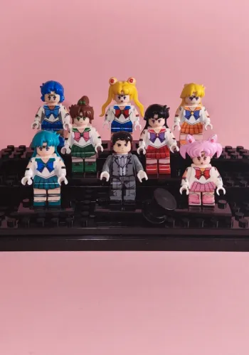 Sailor Moon - lot de 8 Mini figurines au format Lego
