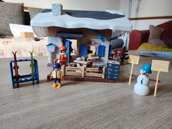 Playmobil 9280 Chalet de ski + boîte & notice – Très bon état