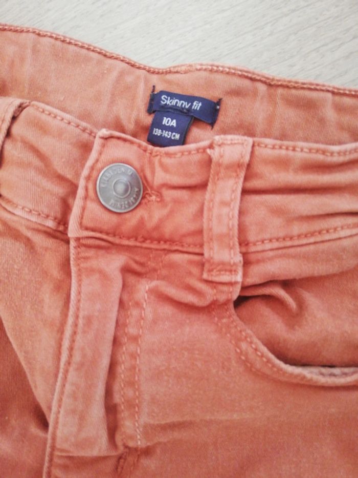 Pantalon couleur brique skinny fit - photo numéro 3