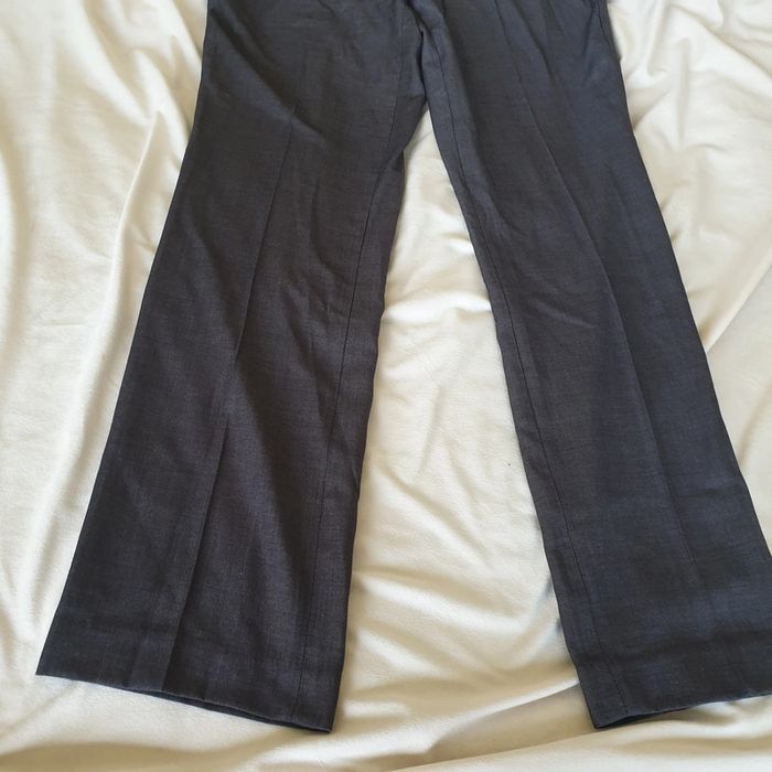 pantalon type de costume, gris, taille 40, marque Kiabi, en très bon état. - photo numéro 3