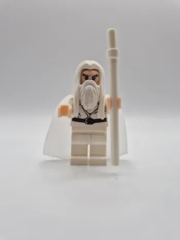 Figurine type lego Gandalf le blanc seigneur des anneaux / hobbit