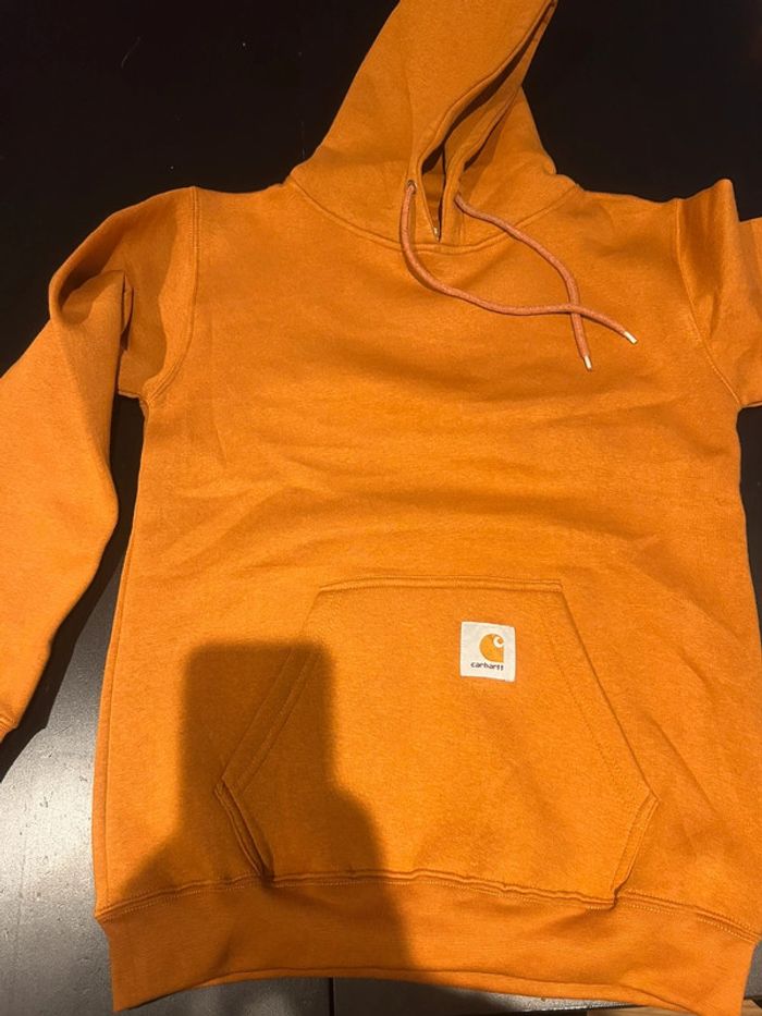 Sweat capuche carhartt marron taille S