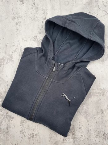 Gilet capuche zippé Puma noir, 9/10 ans Enfant