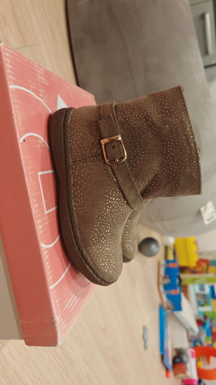 Botte marron brillante neuve P24 - photo numéro 4