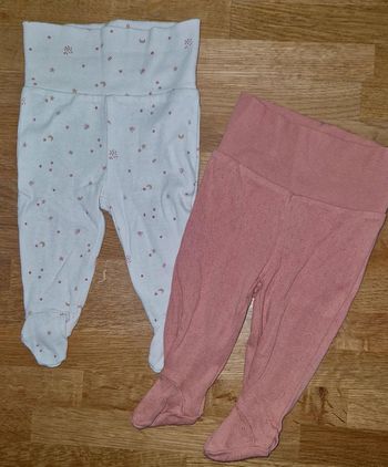 Lot de 2 leggins avec pied