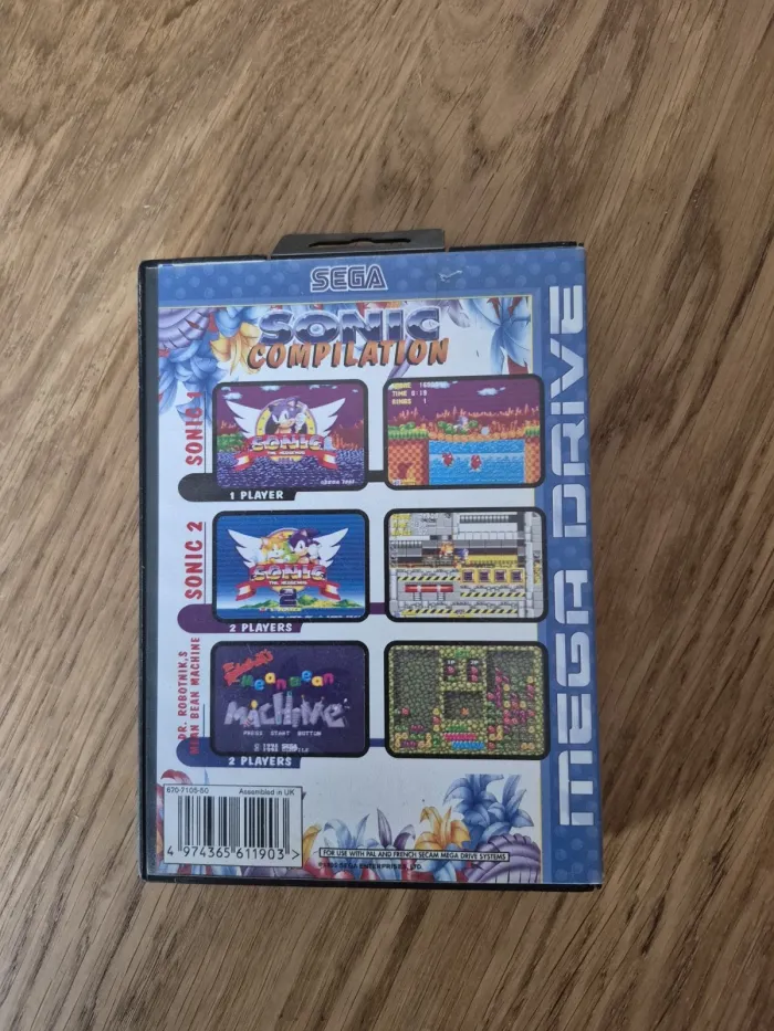Jeu SEGA Mega Drive - Sonic Compilation - PAL - Complet - CIB - photo numéro 2