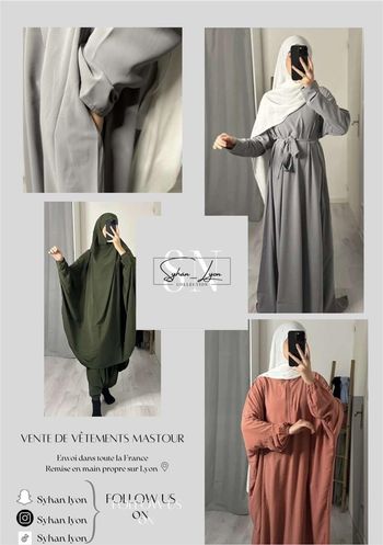 Abaya avec ceinture 