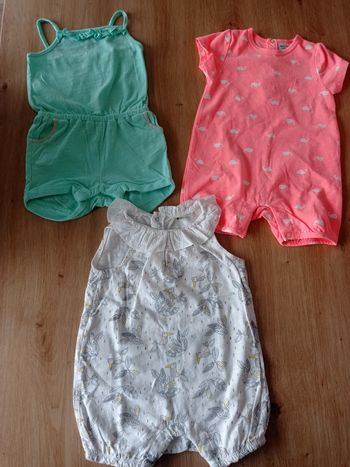Lot de barboteuse taille 6 mois TAO