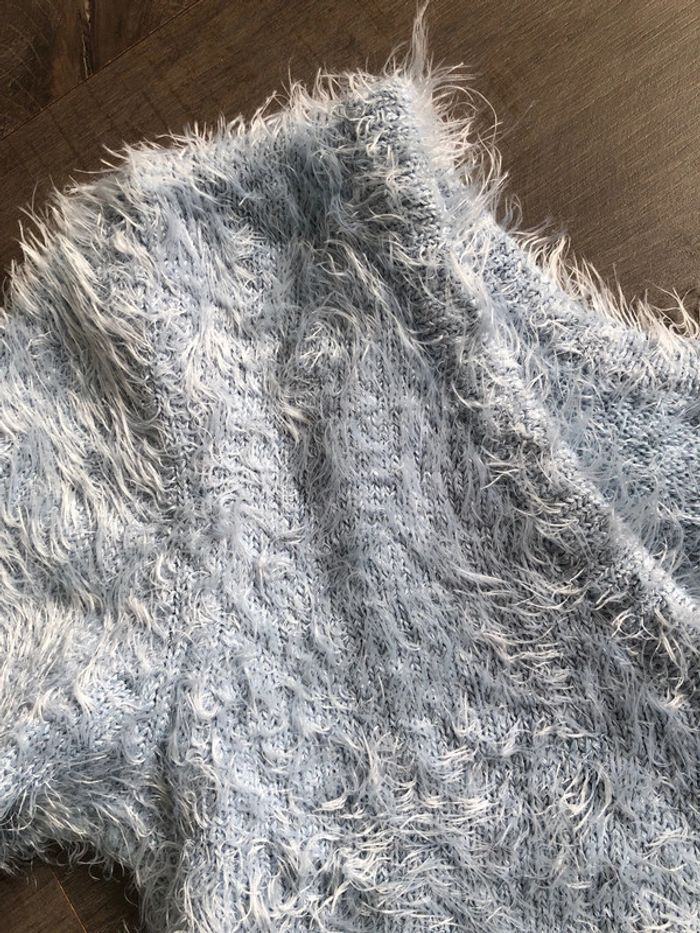 Pull bleu ciel Morgan taille S duveteux et doux - photo numéro 2