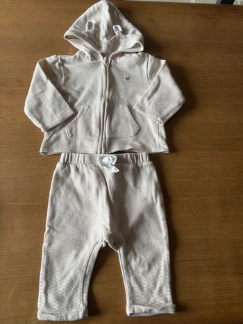 Ensemble beige brillant