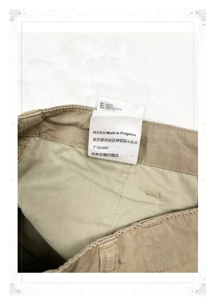 Carhartt pantalon cargo beige homme taille M coton - photo numéro 10