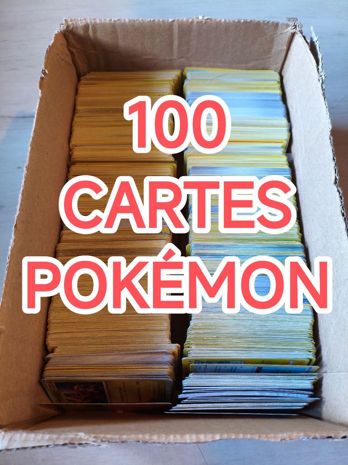 Lot de 100 cartes Pokémon VF en très bon état