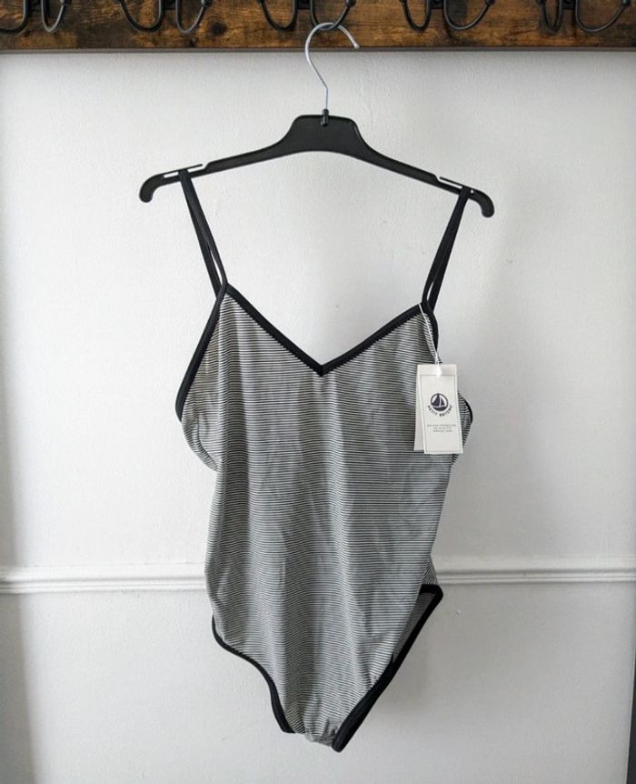 Maillot de bain 1 pièce milleraies XS